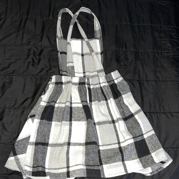 SHEIN Black and White Plaid Dress - Picture 2 of 4
